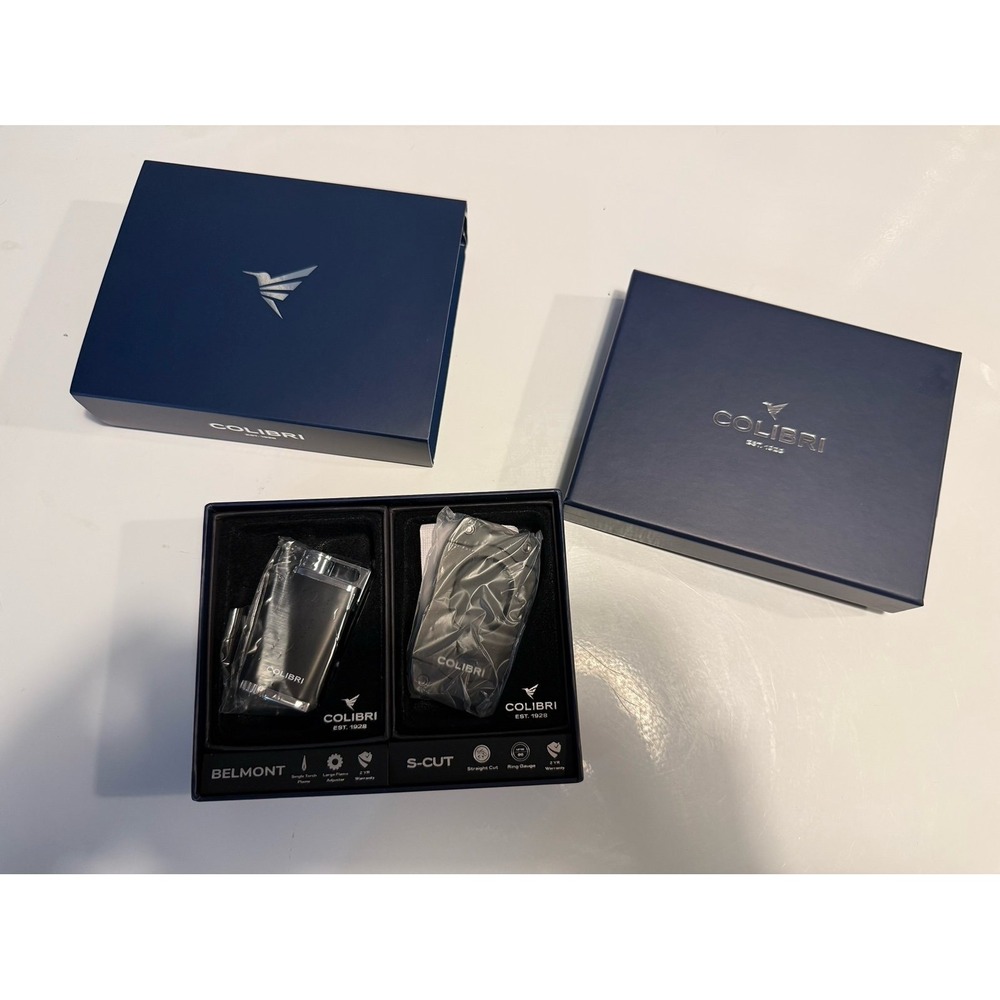BNIB Colibri Torch & S Cut Gift Set - Great gift! Cigar gift